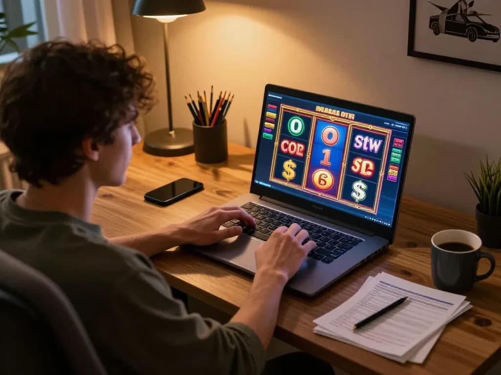 Engaging online gaming session on mb88slot with strategic bankroll management visible.