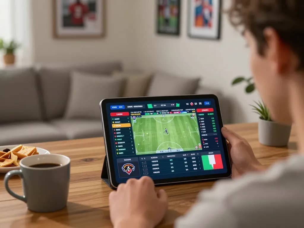 Engaging online betting experience with okfun on tablet displaying live sports odds