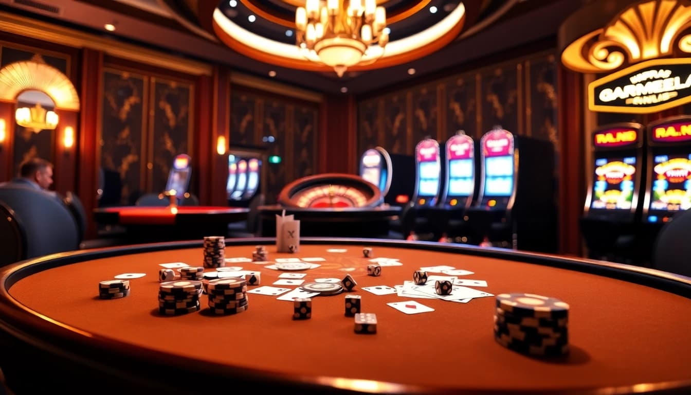 Win big at hidden wiki tor gaming tables featuring poker chips and dice.
