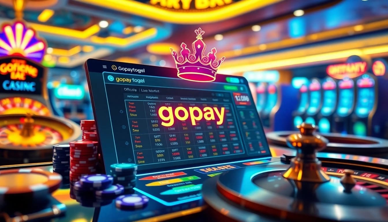 Gopaytogel platform showcasing secure fast transactions and premium togel betting interface