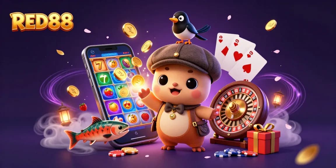 Play with RED88 to spin slots, burst with coins, and enjoy the whimsical casino adventure.