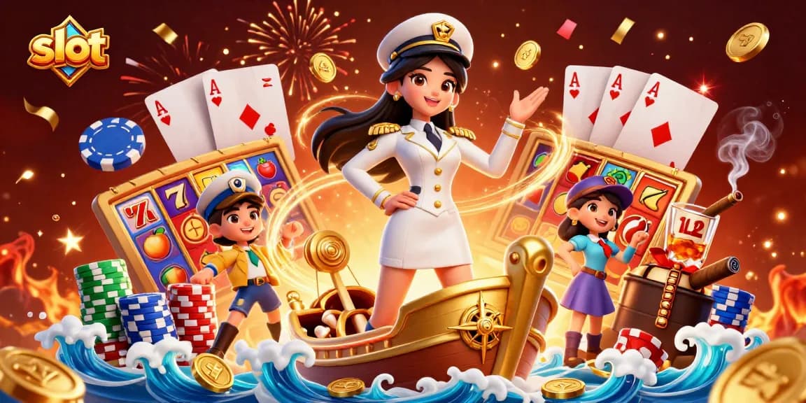 Spin slot reels for exciting jackpots as players enjoy the game in a vibrant casino scene.