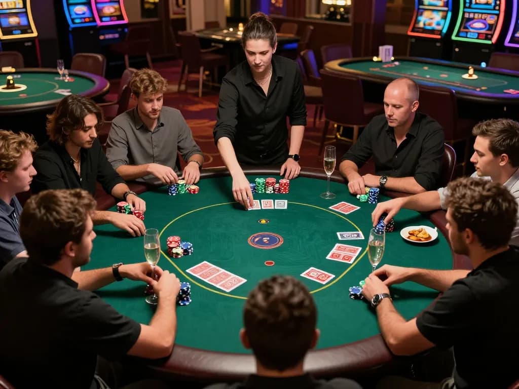 33win players engaging in an exciting poker game showcasing strategy and skills.