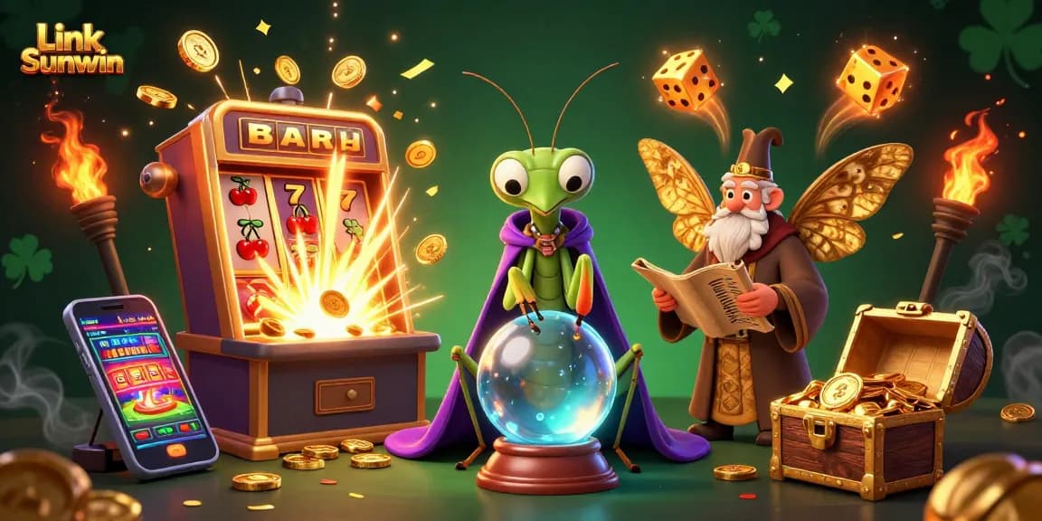 Experience the thrilling gaming world at Link Sunwin with exciting slots and dynamic casino elements.