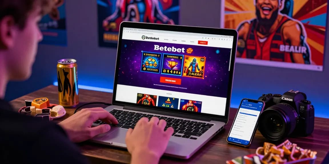 Online betting experience on Betebet platform with vibrant atmosphere and user engagement.