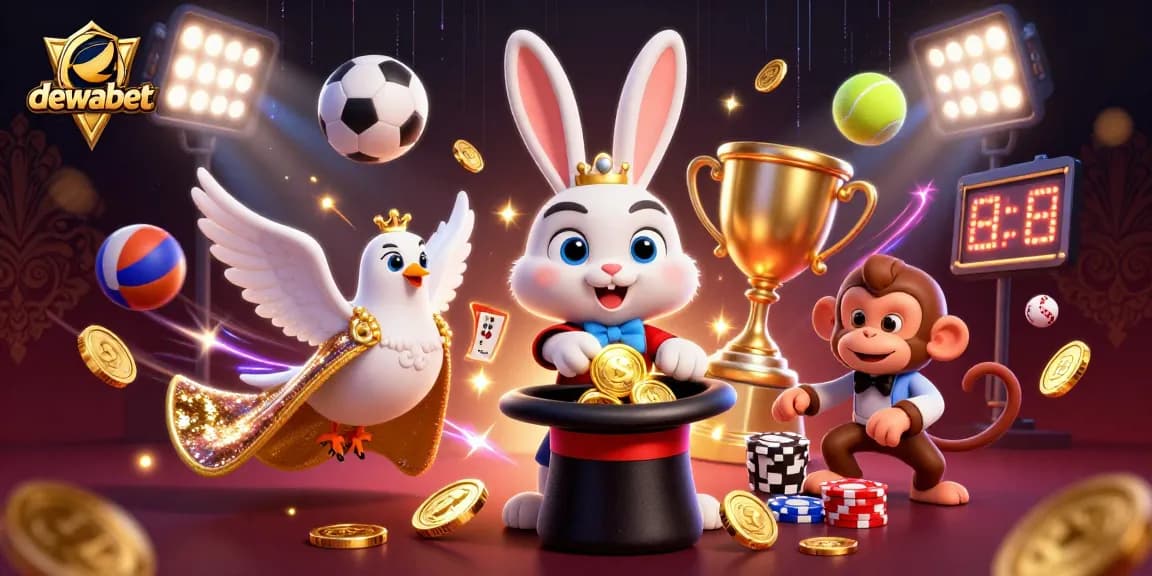 Dewabet memberikan pengalaman bermain kasino online yang seru dengan interaksi karakter dan elemen permainan menarik.