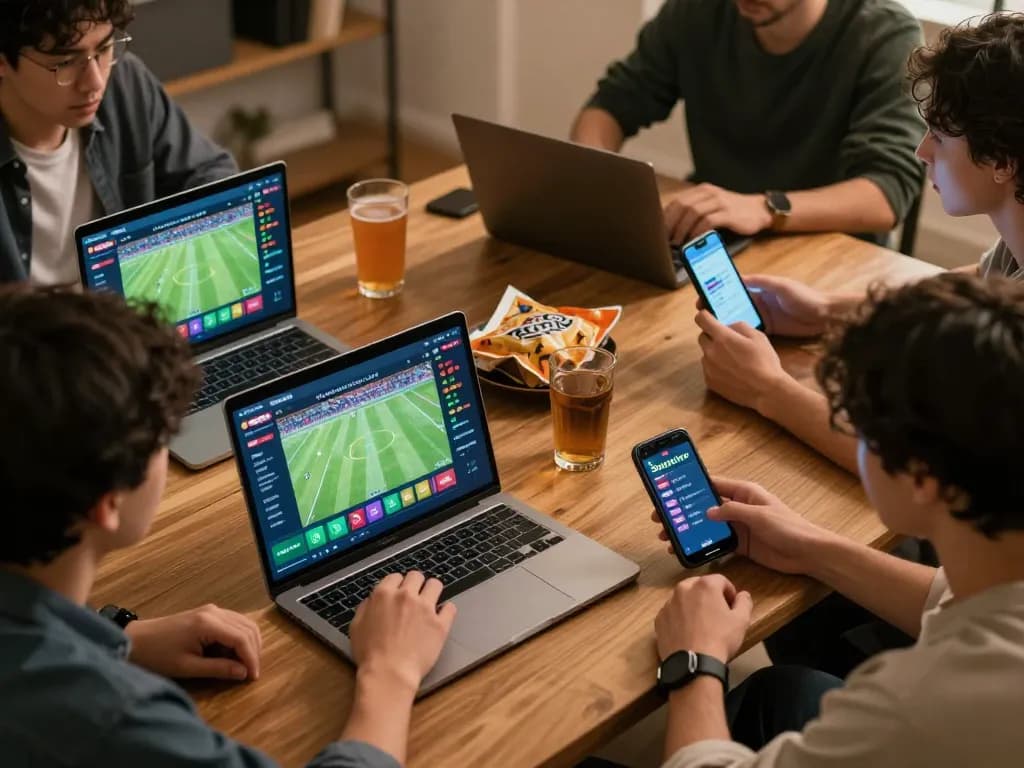 Socolive streaming football matches live with users engaged in interactive betting online.