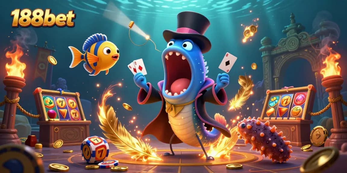 Experience thrilling card tricks and gaming magic with 188bet's exciting online casino action.