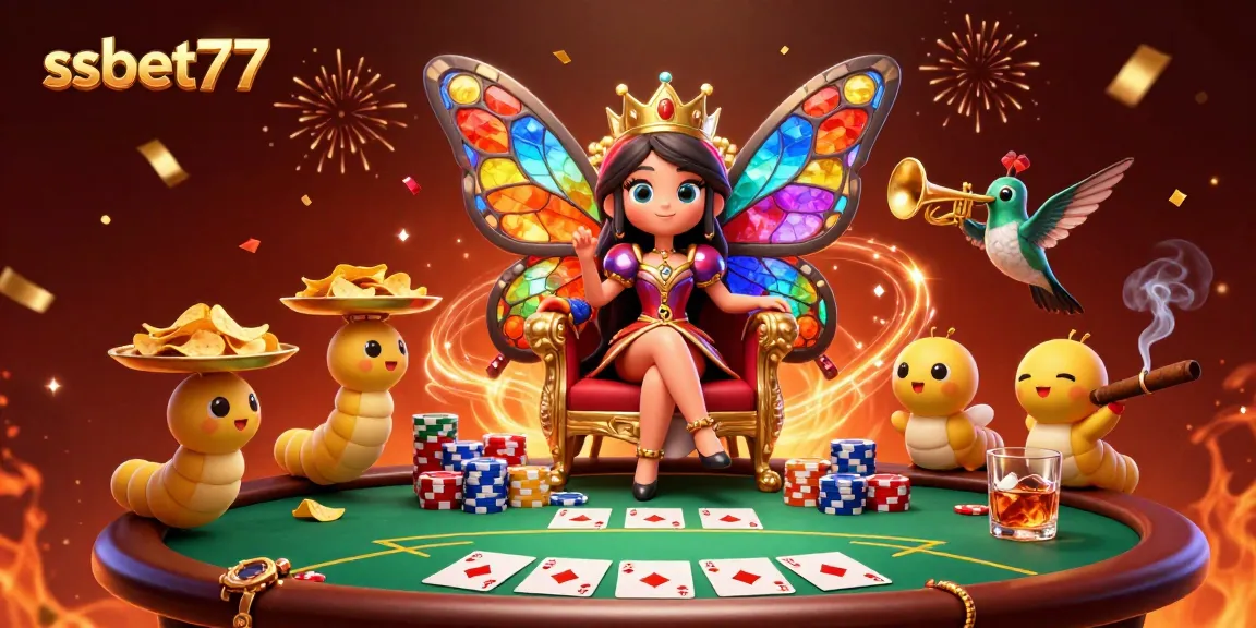 Enjoy massive wins with ssbet77 in a vibrant casino scene featuring stunning characters and game elements.