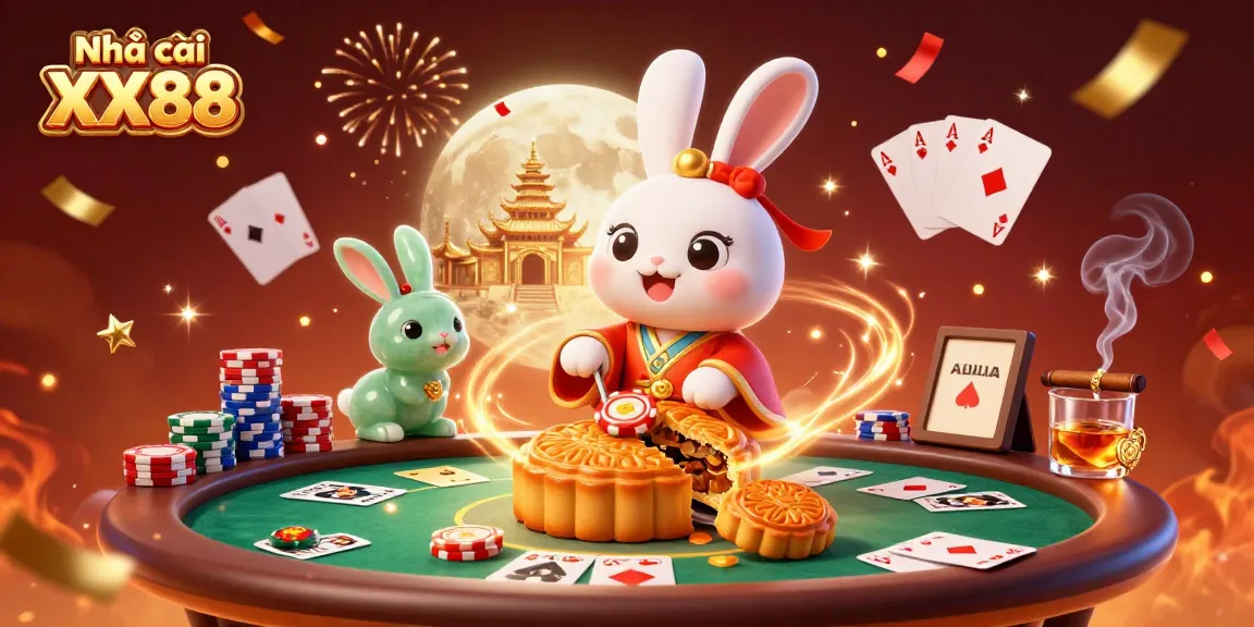 Engage with the thrill of Nhà cái XX88 while enjoying a vibrant 3D casino scene.