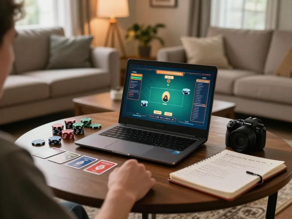 KADAL778 offers intense online poker gameplay experience in a cozy home environment.