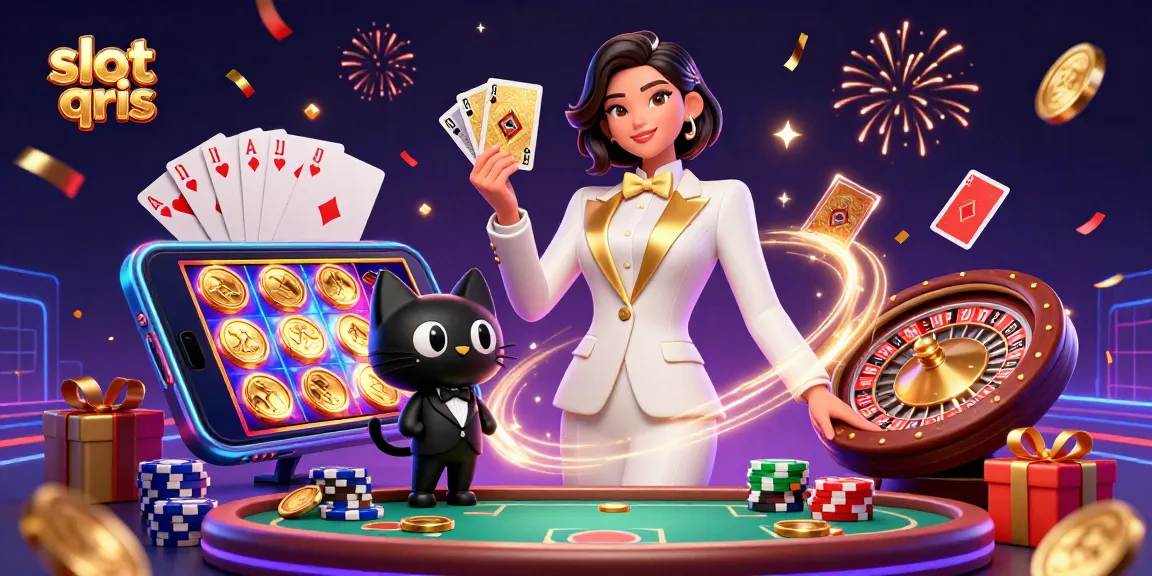 Experience the thrill of slot qris gameplay with vibrant 3D casino characters and dynamic elements.