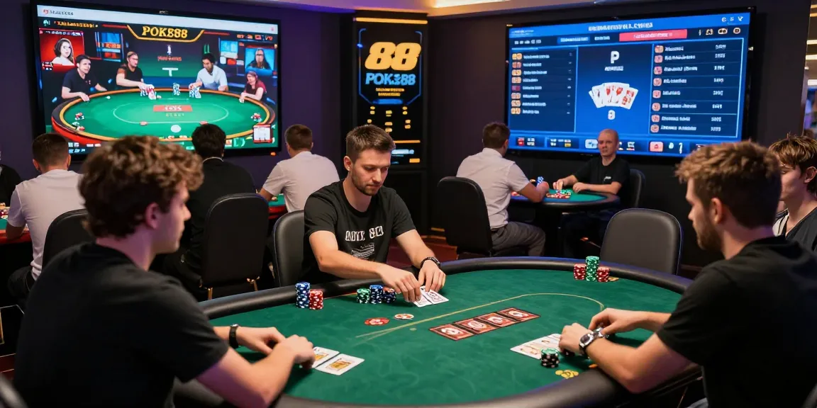 Pengalaman permainan poker88 online yang seru di kasino virtual dengan pemain antusias dan tampilan modern.