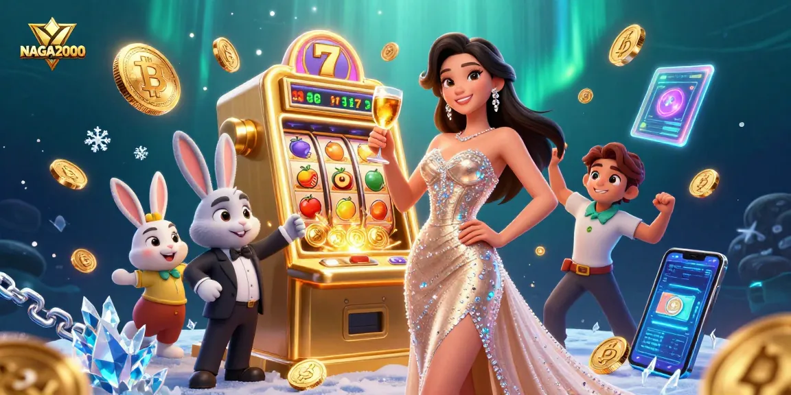 NAGA2000 menawarkan pengalaman jackpot yang menarik dengan pemandangan menakjubkan dari mesin slot dan elemen perayaan.