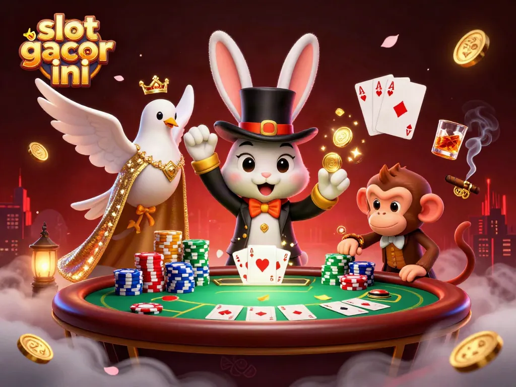 Slot gacor malam ini, lihat kelincahan karakter dalam permainan kartu poker yang mendebarkan di gambar 3D ini.