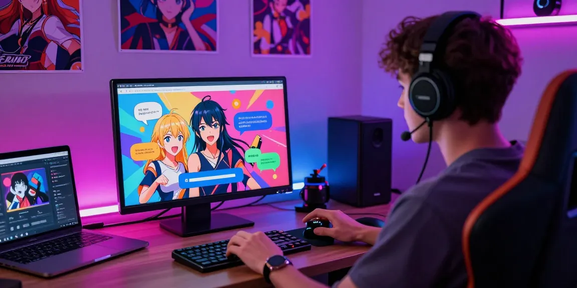 Engaging user experience with hentai ai chat application showcasing vibrant digital interaction and immersive atmosphere.